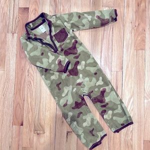 Camo Fleece Onesie